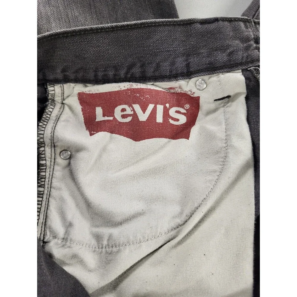 Levi's 514 Slim Straight Jeans – Size 32x32 – Dark Gray / Washed Black